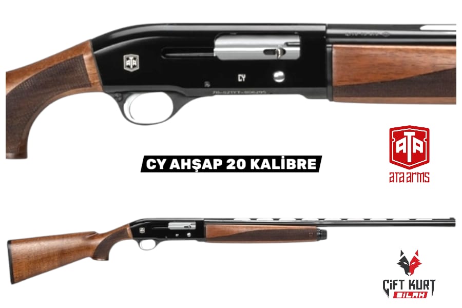 Ata Arms CY Ahşap 20 Kalibre Otomatik Yivsiz Av Tüfeği